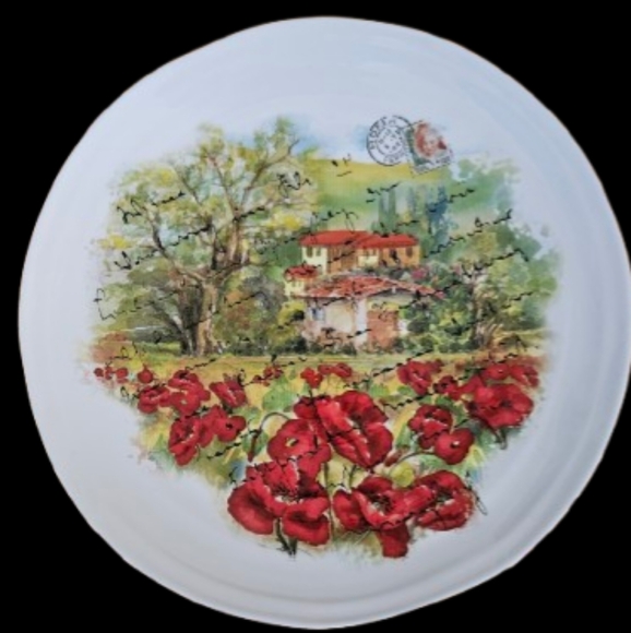 Azzurra Ceramiche Other - *NWOT Azzurra Ceramiche Round Serving Tray